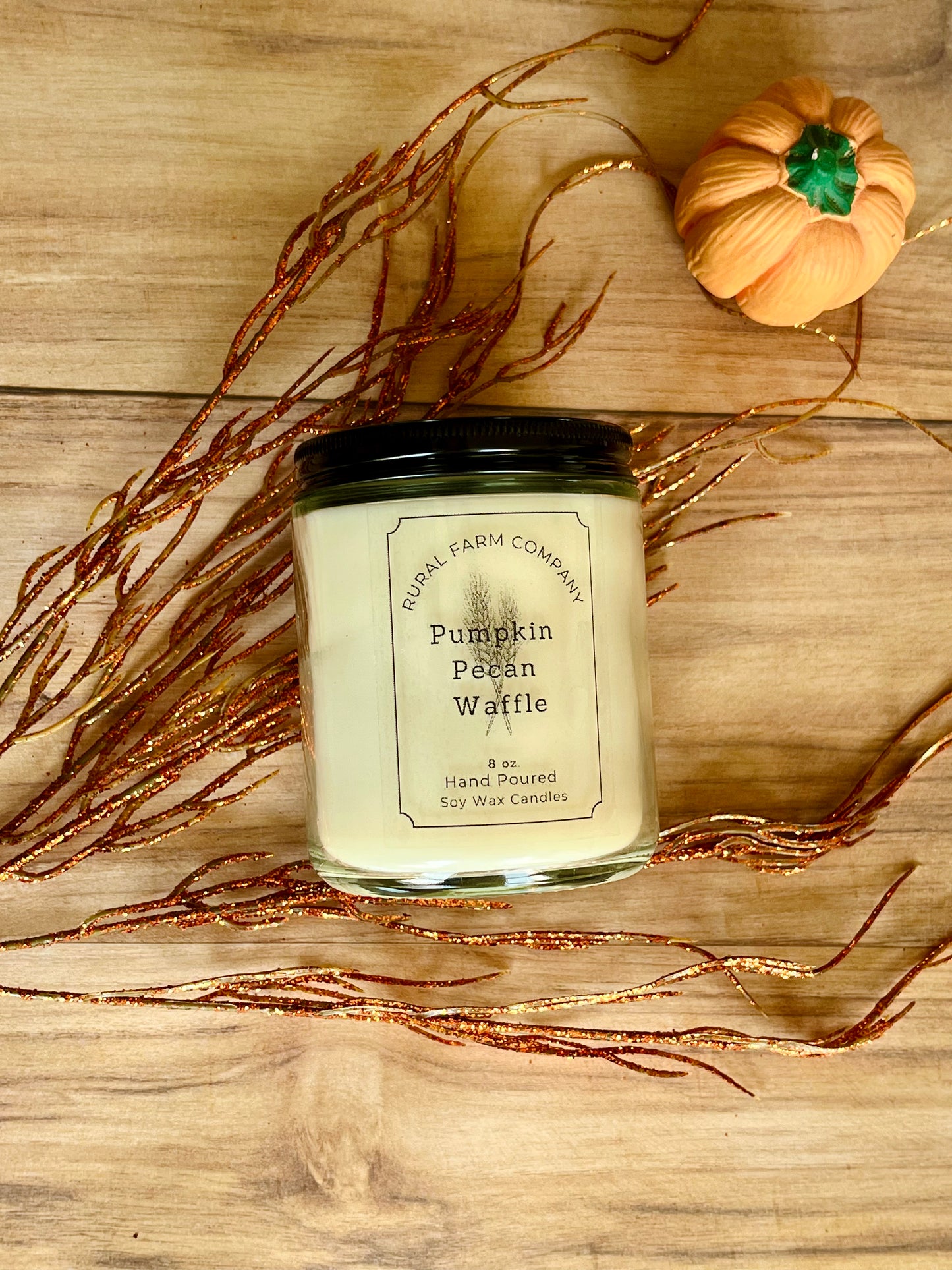 Pumpkin Pecan Waffle 8 oz. Soy Candle